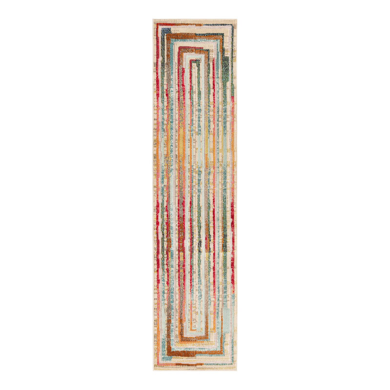 Wrought Studio Taghazout Marelda Indoor/Outdoor Area Rug, Runner 2' x 8'