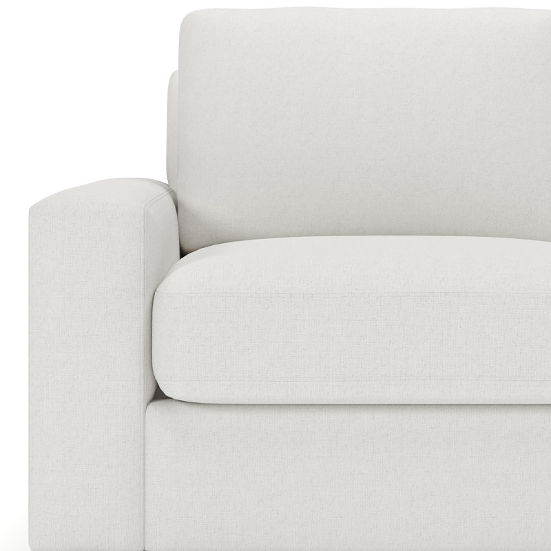 Fauteuil d'appoint Jonie, Natté Macarena beige