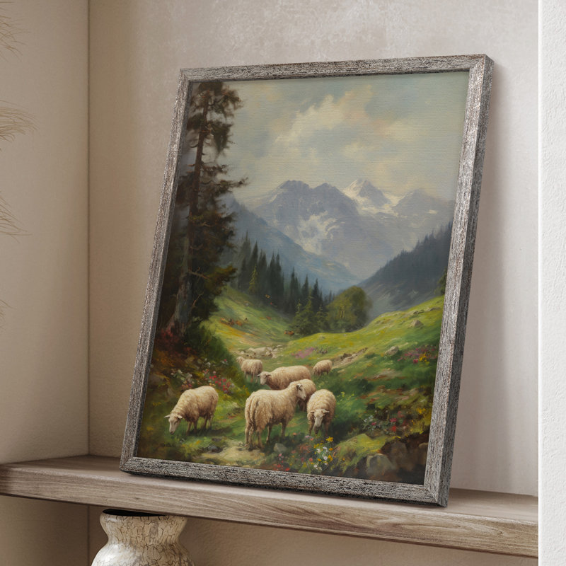 ANIMALS Series CECI, reproduction encadrée - bois massif, H 15 po x l 12 po