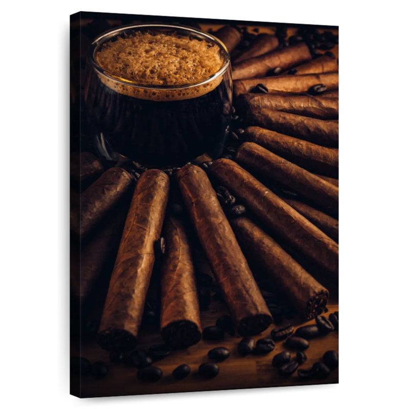 Senne café et cigares, H 30 po x l 20 po