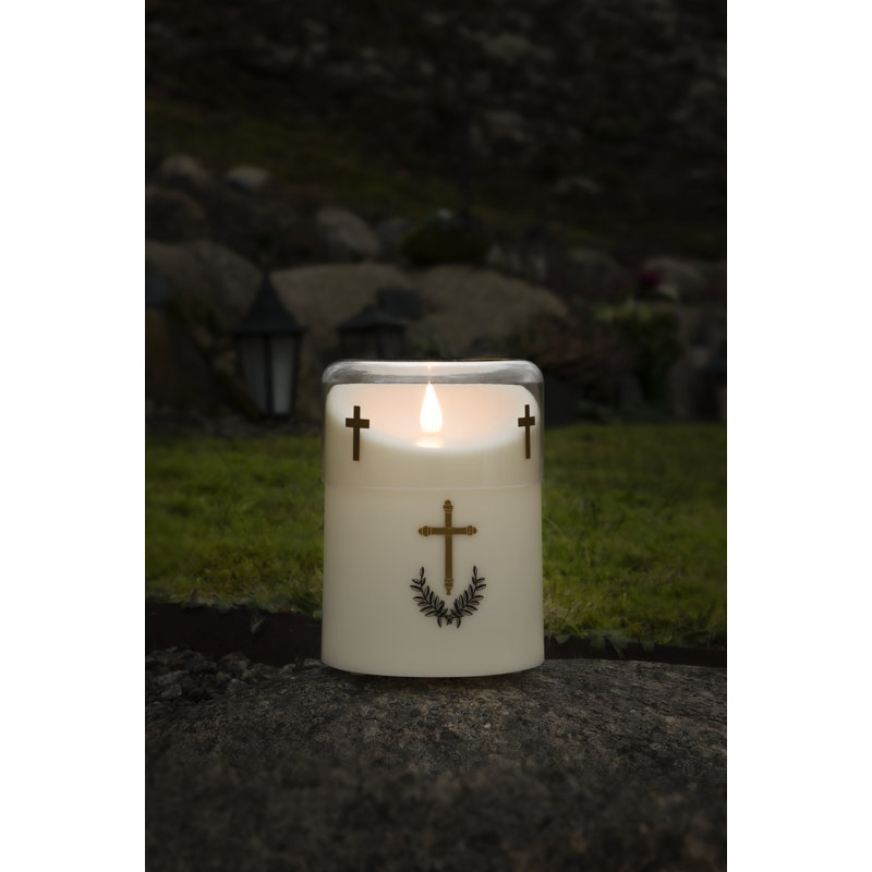 Unscented Flameless Pillar Candle