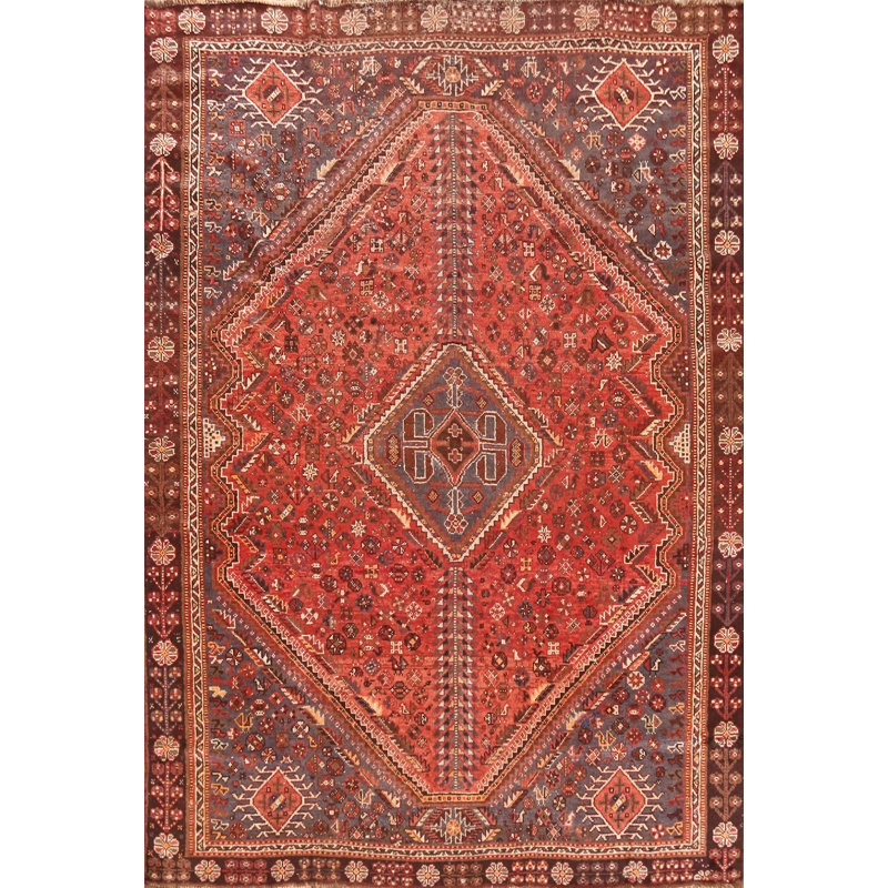 Antique Vegetable Dye Traditional Area Rug 7x10