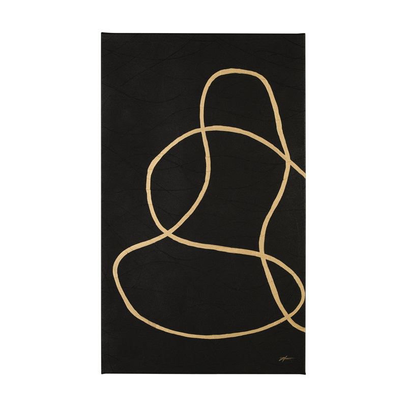 Mess IV a, reproduction sur toile, Mess IV, Noir