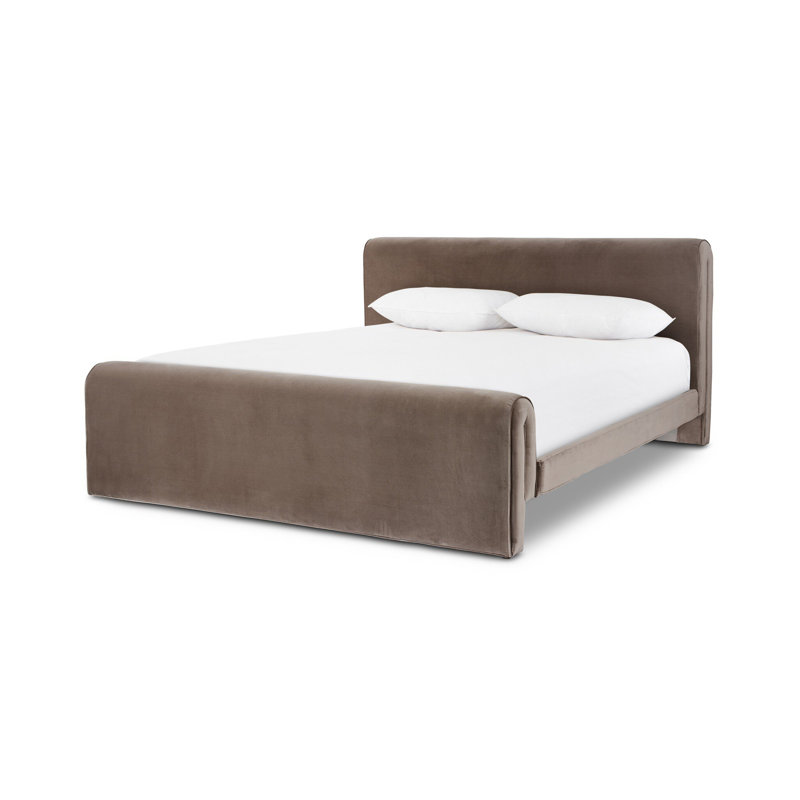 Mitchell Upholstered Bed, Queen, Thames Cream