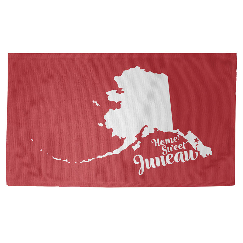 Tapis de zone rouge alaska juneau, Rectangle 2 pi x 3 pi, Non