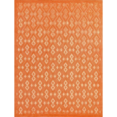 Hand Knotted Area Rug in Saffron