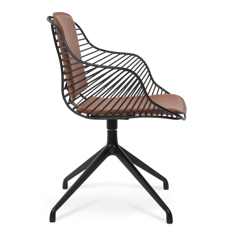 Fauteuil Zebra Spider, Noir, Cannelle
