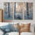 Toile naturelle avec cadre flottant