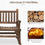Chaise berçante en bois 2 personnes-2050071661