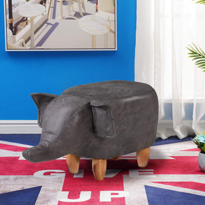 Gilmour 70cm Wide Novelty Solid Colour Ottoman