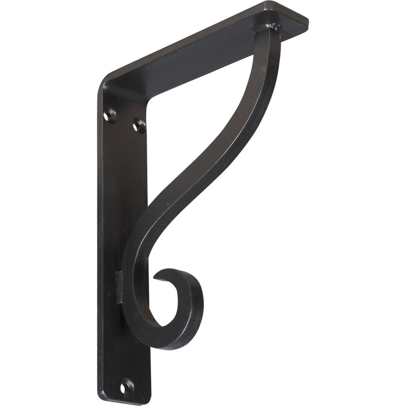 Triple support en fer forgé Ashford, 1,5 po x 8 po