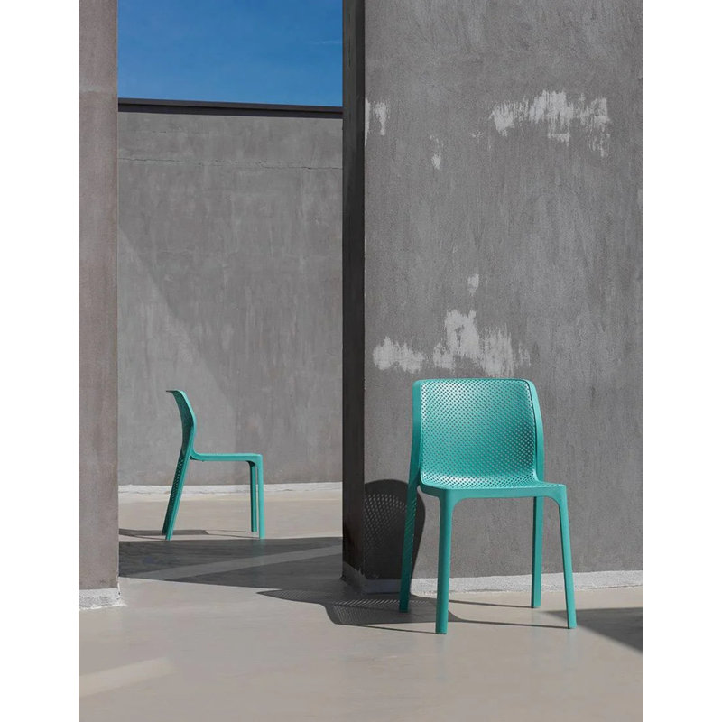 Bit Outdoor Dining Side Chair, Willow