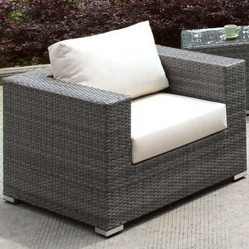 Chaise avec accoudoirs d'extérieur Darroch