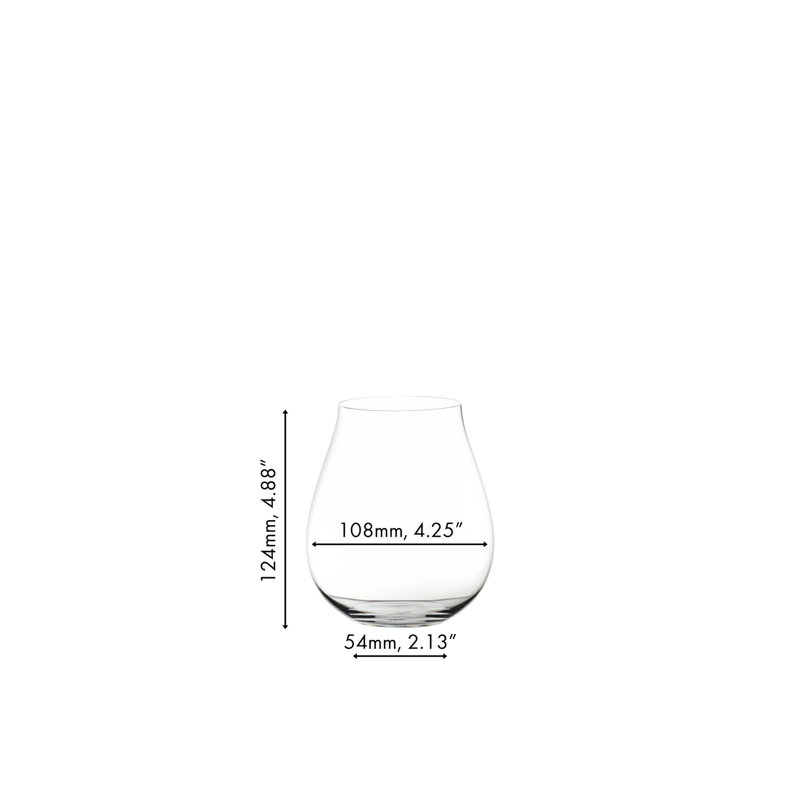 RIEDEL The O Wine Tumbler New World Pinot Noir Wine Glass