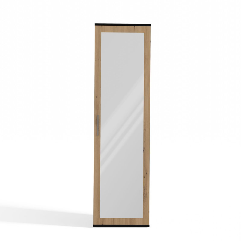 Hyland 1 Door Laminate Wardrobe, Anthracite/Artisan