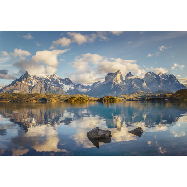 House of Hampton Blue Lake by Dietermeyrl - Wrapped Canvas Art Prints ...