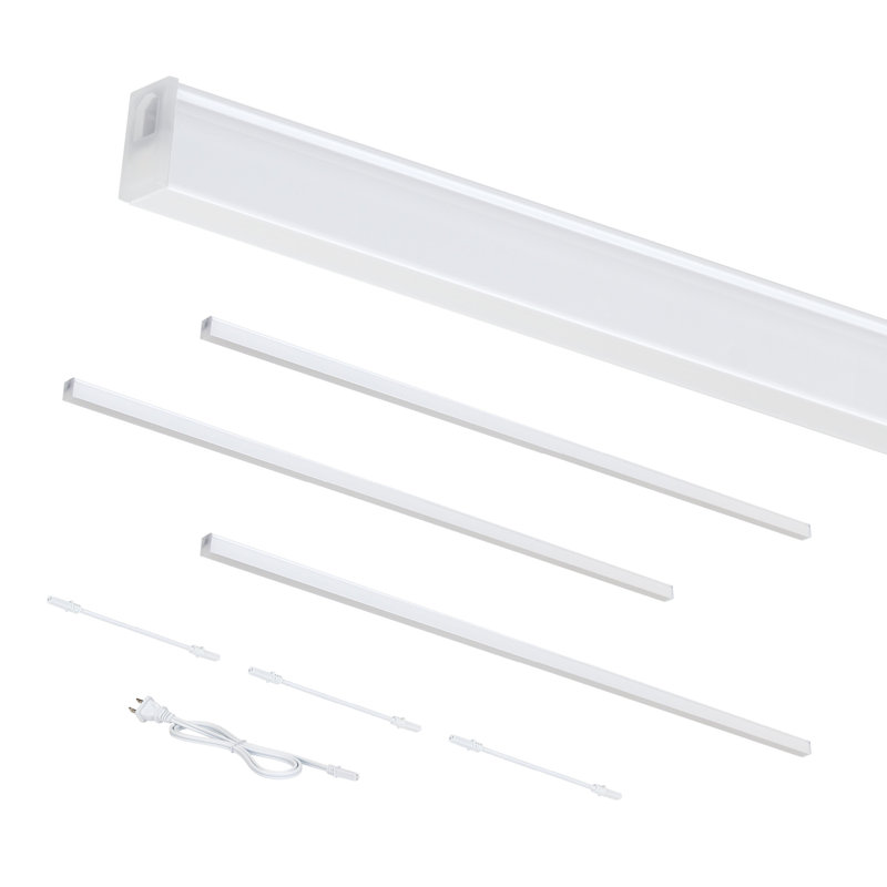 32in Ultra Slim Linear Light, 4pk, 5000K Bright White, 650 lumens, 4