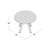 Makena 29'' H Round Outdoor Dining Table with Umbrella Hole-88982383