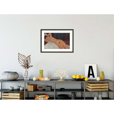 «Nude (Nu)» par Amedeo Modigliani, impression giclée sur cadre