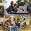 Fauteuil de camping double Kennell, chauffant, pliable et portatif pour 2 personnes, réglable en température