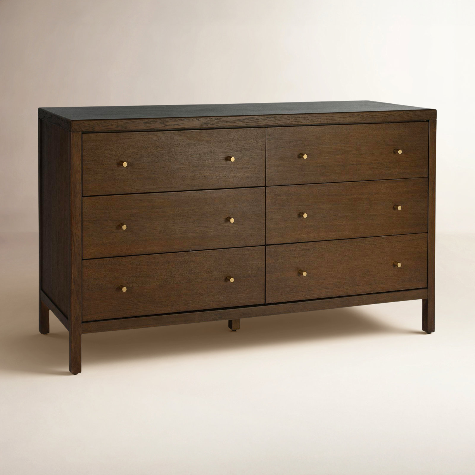 Sloane 60" Double Dresser, Dark Brown