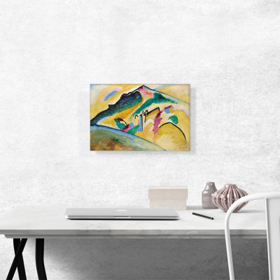 Paysage d'automne par Wassily Kandinsky, reproduction d'art sur toile tendue