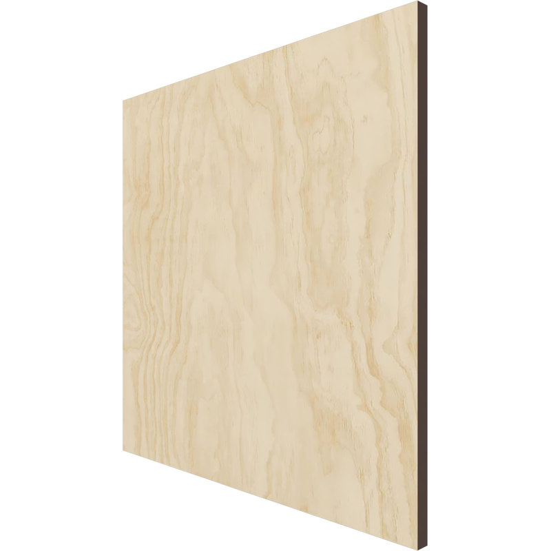 Planche de loisir en bois, H 7,75 po x l 7,75 po x P 0,25 po, Bouleau