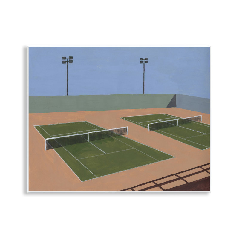 «Tennis Court», art mural par Michael Willett