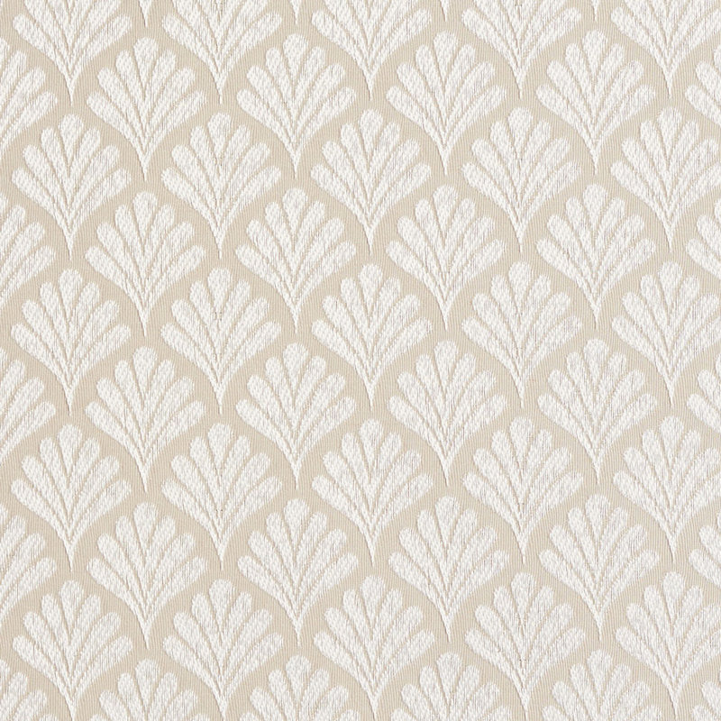 Tissu à motif de ventilateur, Beige
