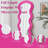 Full Length Wave Floor Mirror – Rose Frame, Bedroom, Living Room, Hanging Or Against Wall