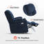 Petit fauteuil inclinable électrique à double moteur avec massage et chaleur, appui-tête réglable-1184269827