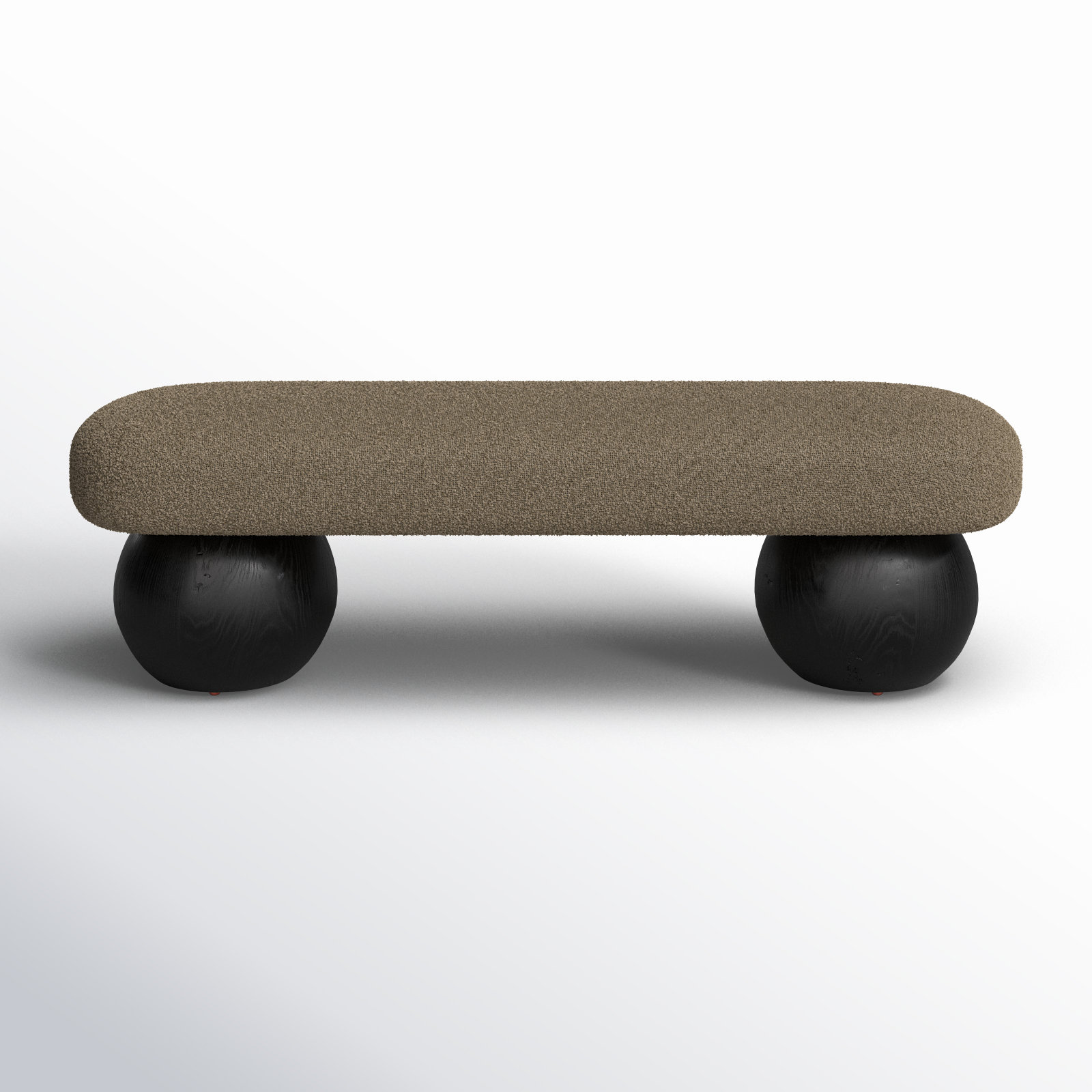 Bowie 60" Bedroom Bench, Black, Olive