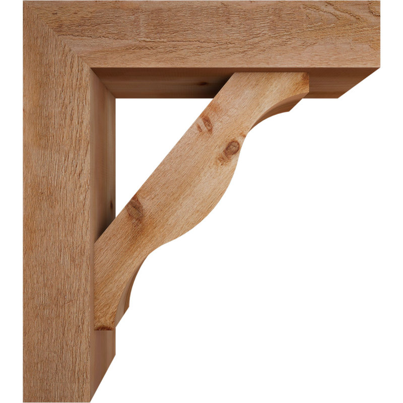 Support Funston Block avec support décalé, 36 x 32, Cèdre rouge occidental de l 8 po (scié brut)