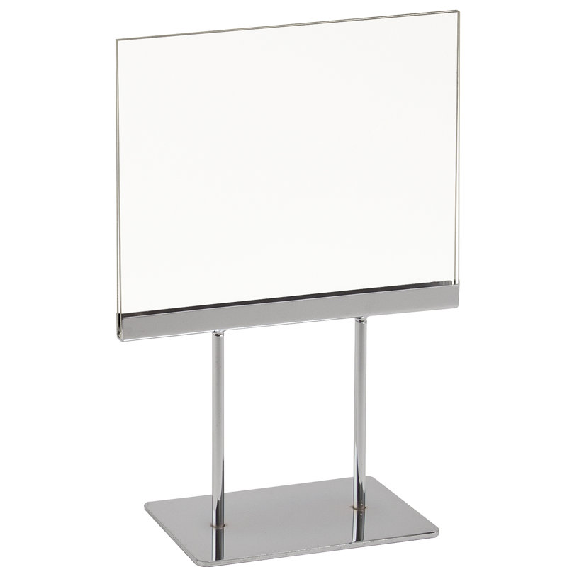 Sign Holder with Base and 4" Stems