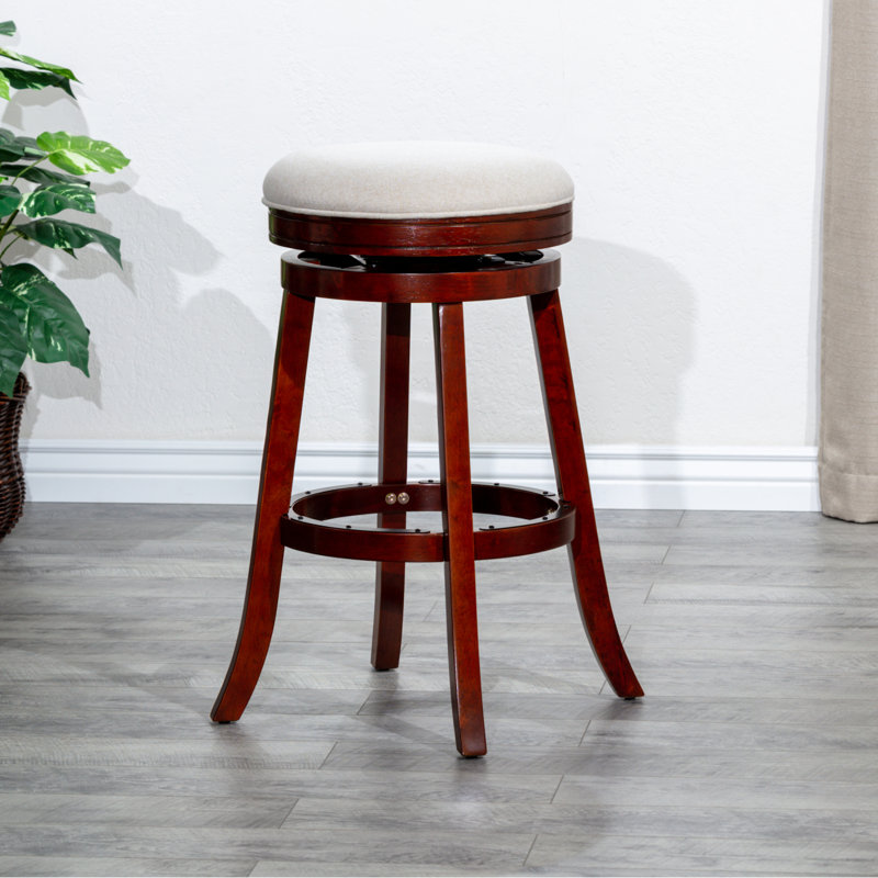 Tabouret, siège en tissu, Tanné