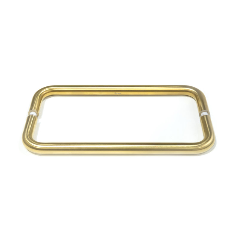 Hardware, Satin Brass, 0.75"H x 12.56"W x 3.23"D