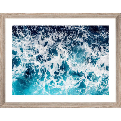 Aqua 1 - Single Picture Frame Print