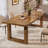 63" Live Edge Solid Wood Dining Table-1201167153