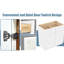 Armoire de cuisine blanche, l 33 po x H 34,5 po, comprenant des charnières à fermeture en douceur, des tiroirs en bois massif et une base de rangement Shaker