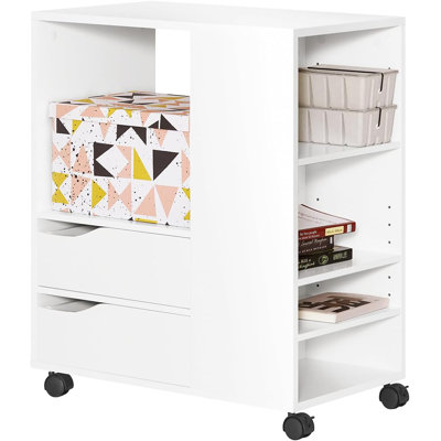 Wahneta Wheel 2 - Drawer End Table