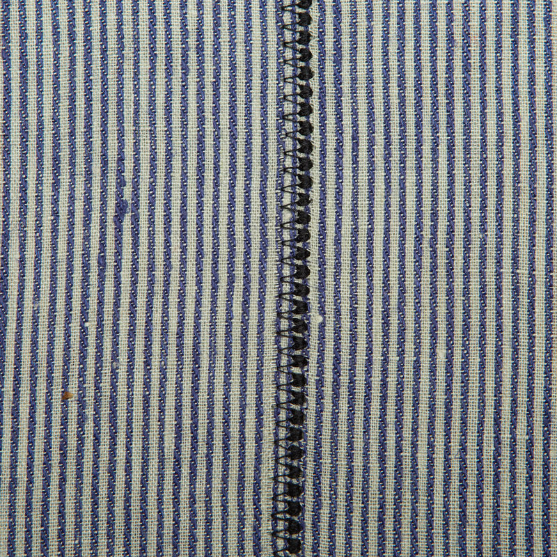 Stitch Linen Square Napkins, Chambray Stripe