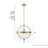 Hunter Bay Hollow with Clear Glass 1 Light Pendant Ceiling Light Fixture