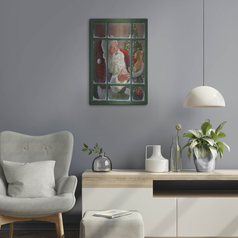 «Santa Window 3» par David Lindsley, H 24 po x l 16 po