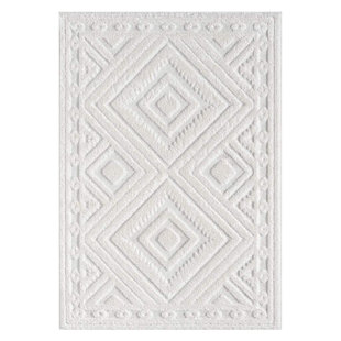 Navdia Geometric Rectangular 160 X 230cm Area Rug
