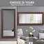 Miroir de plancher Duwaine, blanc-129260392