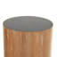 Cole And Grey Wood Handmade Pedestal Side End Accent Table-102428057