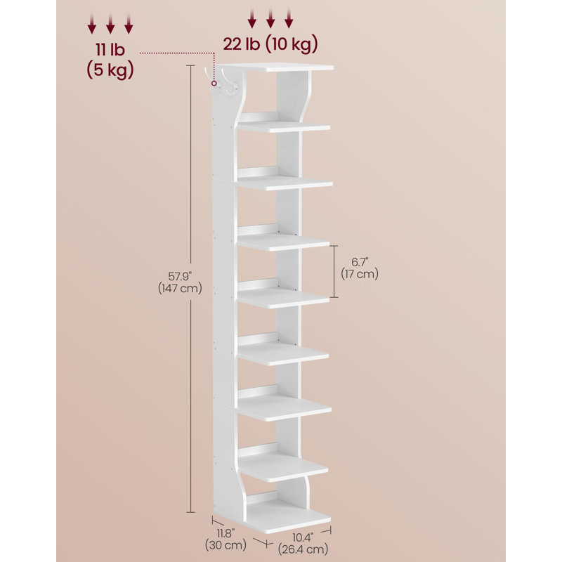 9 Pair Shoe Rack