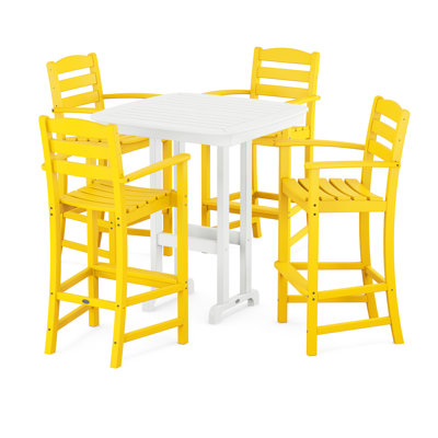 POLYWOOD La Casa Café 5-Piece Bar Set