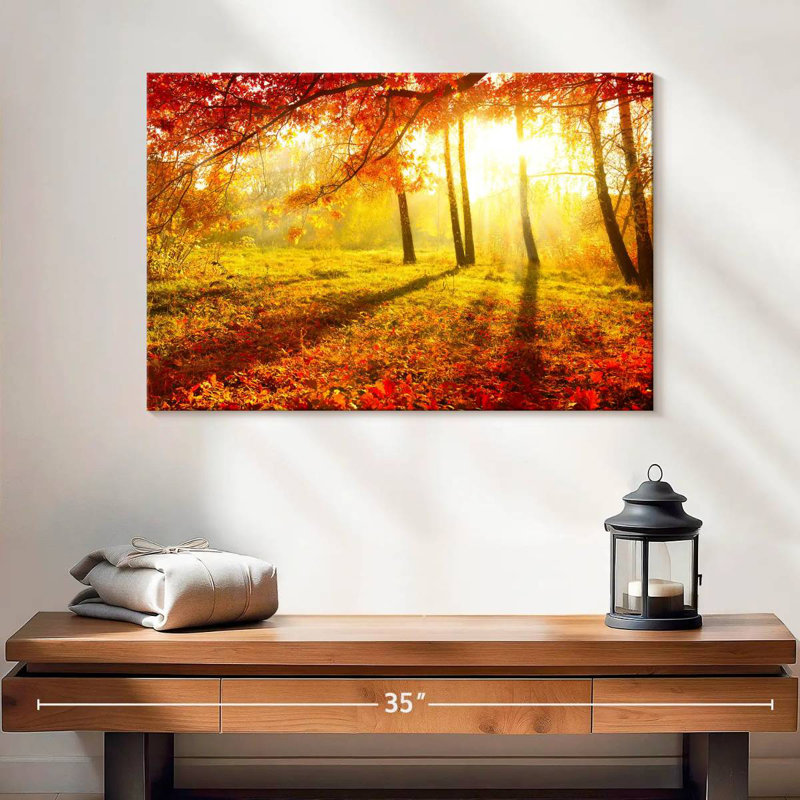Alvord, paysage d'automne lumineux, H 16 po x l 24 po