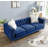 83" Velvet Square Arm Sofa-87414361